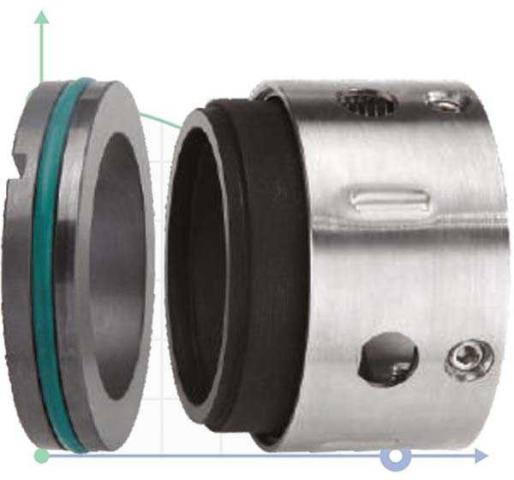 Торцевое механическое уплотнение R-8U 1.1/8, CAR/SIC, VITON, 304, PG