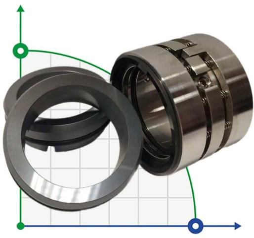 Механическое уплотнение для насоса R-M010D 55, CAR/SIC/CAR/SIC, EPDM, 304, аналог LIDERING LMS10D, AESSEAL M010D, Burgmann M74-D, Anga VD, Roten 822 8